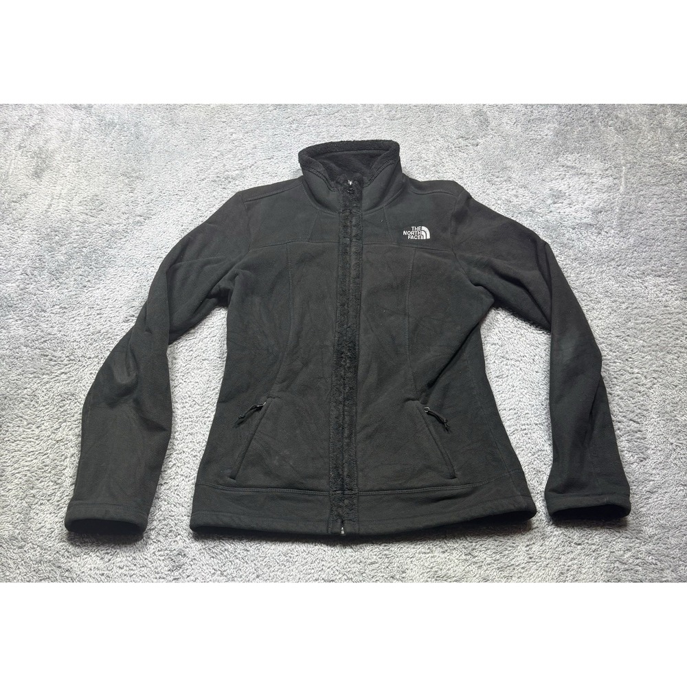 The North Face Morningside Full Zip Fleece Jacket Women's S Black Outdoor Hiking